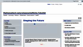 What Mnf.uzh.ch website looked like in 2017 (8 years ago)