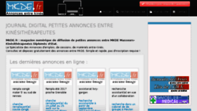 What Mkde.fr website looked like in 2017 (6 years ago)