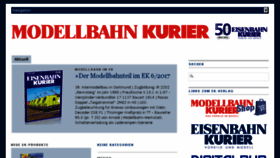 What Modellbahn-kurier.de website looked like in 2017 (6 years ago)