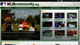 What Mlbcommunity.org website looked like in 2017 (6 years ago)