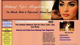 What Makeup-tips-magazine.com website looked like in 2017 (6 years ago)