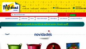 What Mildicaspapelaria.com.br website looked like in 2017 (6 years ago)