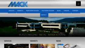 What Mack.com website looked like in 2017 (6 years ago)