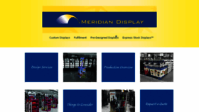 What Meridiandisplay.com website looked like in 2017 (6 years ago)