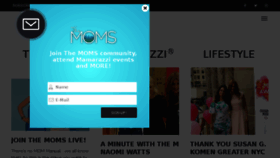 What Momsandthecity.net website looked like in 2017 (6 years ago)