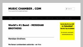 What Musicchamber.com website looked like in 2017 (6 years ago)