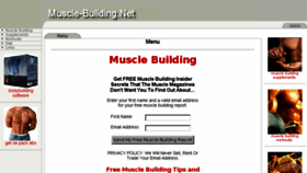 What Muscle-building.net website looked like in 2017 (6 years ago)