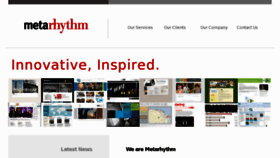 What Metarhythm.com website looked like in 2017 (6 years ago)