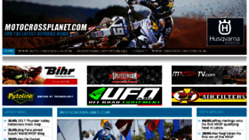 What Motocrossplanet.com website looked like in 2017 (6 years ago)