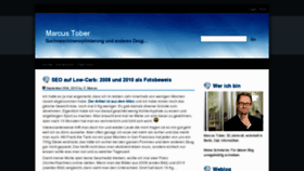 What Marcus-tober.de website looked like in 2017 (8 years ago)