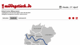 What Middagstisch.de website looked like in 2017 (7 years ago)