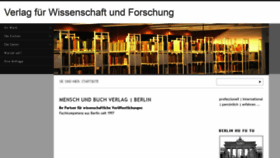 What Menschundbuch.de website looked like in 2017 (8 years ago)