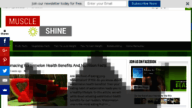 What Muscleshine.com website looked like in 2017 (6 years ago)