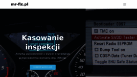 What Mr-fix.pl website looked like in 2017 (8 years ago)