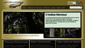 What Mamiraua.org.br website looked like in 2017 (6 years ago)