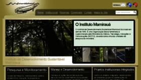 What Mamiraua.org.br website looked like in 2017 (8 years ago)