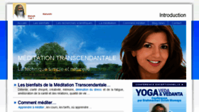 What Meditation-transcendantale-paris.com website looked like in 2017 (6 years ago)