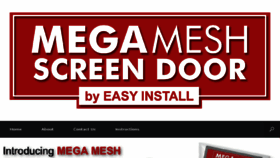 What Megamesh.co website looked like in 2017 (6 years ago)