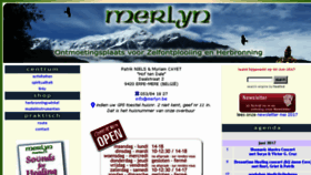 What Merlyn.be website looked like in 2017 (6 years ago)