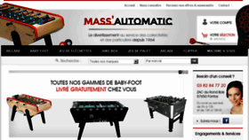 What Massautomatic.fr website looked like in 2017 (6 years ago)