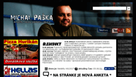 What Michalpaska.sk website looked like in 2017 (6 years ago)