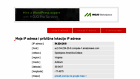 What Mojaipadresa.info website looked like in 2017 (6 years ago)