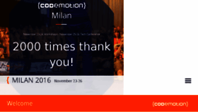 What Milan.codemotionworld.com website looked like in 2017 (6 years ago)