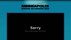 What Minneapolismarathon.com website looked like in 2017 (6 years ago)