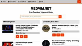 What Medvim.net website looked like in 2017 (6 years ago)