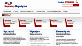 What Magnetyczne-separatory.pl website looked like in 2017 (7 years ago)