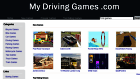 What Mydrivinggames.com website looked like in 2017 (6 years ago)