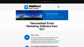 What Maildirect.in website looked like in 2017 (6 years ago)