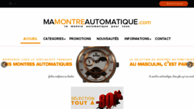What Mamontreautomatique.com website looked like in 2017 (6 years ago)