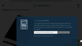 What Medissimo.fr website looked like in 2017 (6 years ago)