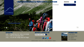 What Mountainwilderness.fr website looked like in 2017 (6 years ago)