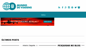 What Mundodeviagens.com website looked like in 2017 (6 years ago)