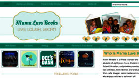 What Mamaluvsbooks.com website looked like in 2017 (6 years ago)