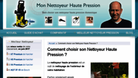 What Mon-nettoyeur-haute-pression.fr website looked like in 2017 (6 years ago)
