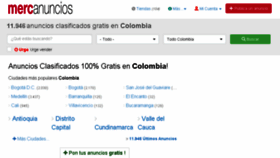 What Mercanuncios.com.co website looked like in 2017 (6 years ago)