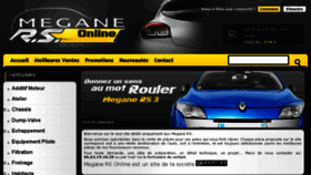 What Megane-rs-online.com website looked like in 2017 (6 years ago)