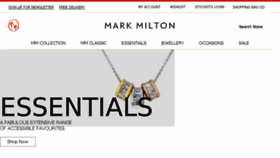 What Mark-milton.com website looked like in 2017 (6 years ago)