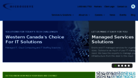 What Microserve.ca website looked like in 2017 (6 years ago)