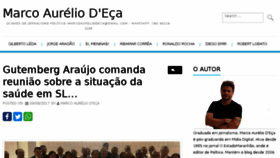 What Marcoaureliodeca.com.br website looked like in 2017 (6 years ago)