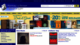 What Manningschristianbookhouse.com website looked like in 2017 (6 years ago)