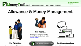 What Moneytrail.net website looked like in 2017 (6 years ago)