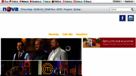 What Masterchef.nova.cz website looked like in 2017 (6 years ago)