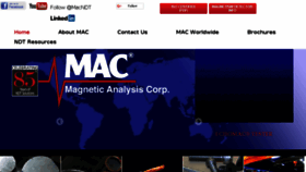 What Mac-ndt.com website looked like in 2017 (6 years ago)