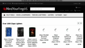 What Mindyourfingers.co.uk website looked like in 2017 (6 years ago)