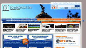 What Madrid.com website looked like in 2017 (6 years ago)