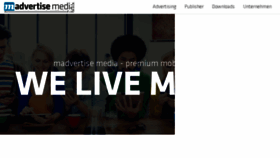 What Madvertise.me website looked like in 2017 (6 years ago)